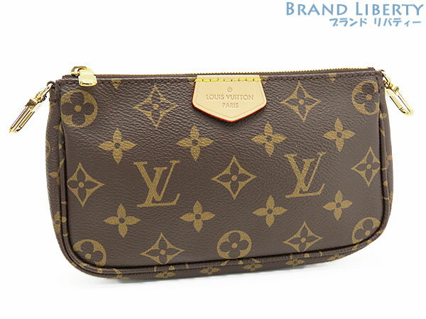 楽天Brand Liberty【未使用】ルイヴィトン　LOUIS VUITTON　モノグラム　ミュルティ ポシェット アクセソワール用 付属ポーチ　アクセサリーポーチ　小物入れダークブラウン　M44840 M44813　【中古】