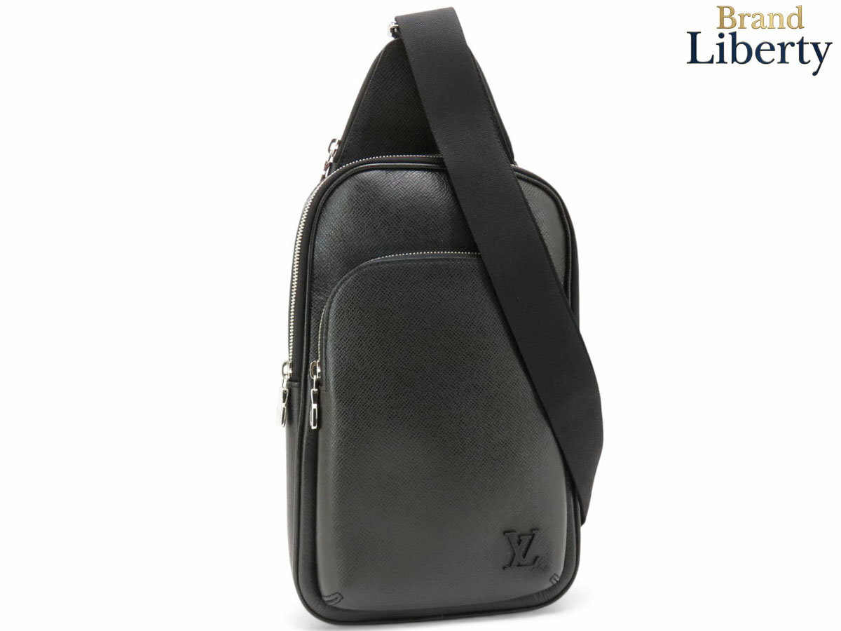 Rakuten - 【超美品】ルイヴィトン LOUIS VUITTON タイガ アヴェニュー スリングバッグ ボディバッグ ショルダーバッグ バムバッグ ノワール ブラック レザー M30971　【中古】