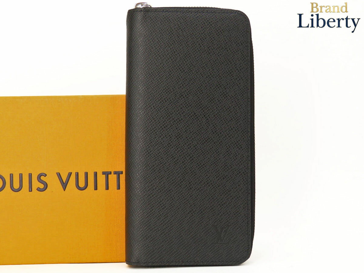 乐天商城 - 【ほぼ新品】ルイヴィトン LOUIS VUITTON タイガ ジッピーウォレット ヴェルティカル ラウンドファスナー長財布 ノワール ブラック カーフレザー M30503　【中古】