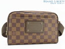【未使用】ルイヴィトン LOUIS VUITTON ダミエ バム バッグ ブルックリン ベルトバッグ ボディバッグ ウエストバッグ ヒップバッグ ウエストポーチ...