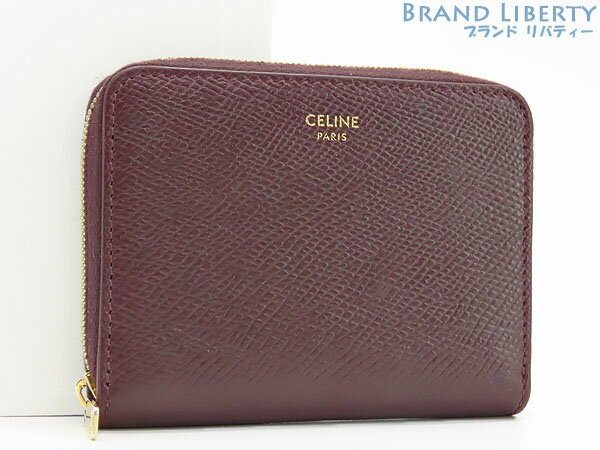 ● ブランドセリーヌ　CELINE ● 商品名コンパクト ジップドウォレット　ラウンドファスナー　コインケース　コインパース　小銭入れ　コンパクト財布 ● サイズW：11cm　H：9cm　D：2cm ● 仕様 内側：小銭入れ×2　カード入れ×4　ポケット×2 ● カラーボルドー ● 素材グレインドカーフレザー ● 型番10B663BEL ● 製造国イタリア ● 付属品箱(汚れあり) ● 参考定価64,900円 ● 商品ランク 外観： A　　 内観： A ● 商品状態表面に薄スレ、極わずかな角スレ、ファスナースライダー金具にメッキの剥げ、内側にコインスレがございますが、使用感少なくとても綺麗なお品物になります。