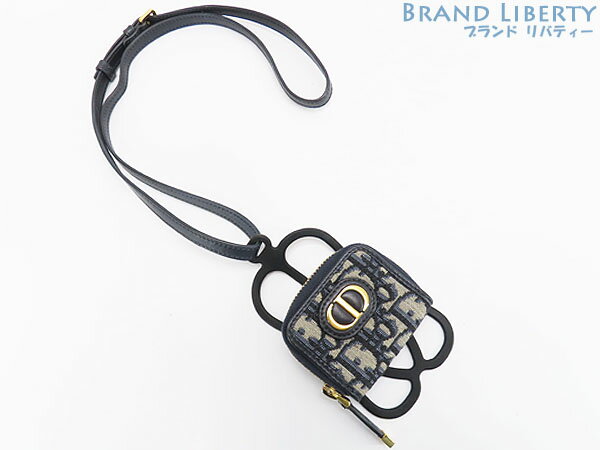 乐天商城 - 【新品同様】クリスチャン ディオール　Christian Dior　30 モンテーニュ　トロッター　オブリーク ジャカード　スマートフォン iPhone ケース　フォンホルダー　フォンケース　携帯カバー　AIRPODS PRO　S2101UTZQ　【中古】
