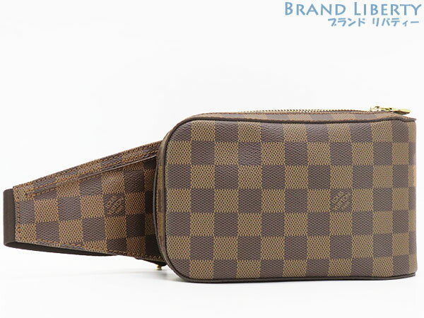 【新品同様】ルイヴィトン　LOUIS VUITTON　ダミエ　ジェロニモス　ボディバッグ　ウエストバッグ　ウエストポーチ　バムバッグ　スリングバッグ　新型　ダークブラウン　N51994　【中古】