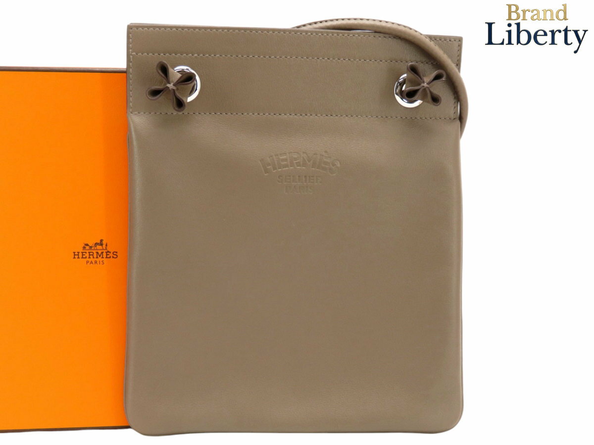 エルメス HERMES アリーヌミニ ショルダーバッグ スイフト ブラック U刻印 2022年 中古 新入荷 HE0925 HERMES（エルメス） アリーヌミニ ショルダーバッグ スイフト ブラック