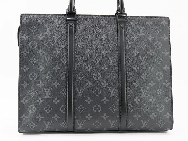 【ほぼ新品】ルイヴィトン　LOUIS VUITTON　モノグラム エクリプス　サックプラ ホリゾンタル ジップ ブリーフケース エクスプローラー　ビジネスバッグ　ブラック　M45265　【中古】 2