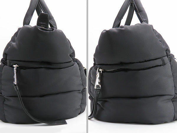 【新品同様】プラダ　PRADA　テスート ボンバー　2WAY ショッピングトートバッグ　ハンドバッグ　ショルダーバッグ　NERO ブラック　ナイロン レザー　BN2632　【中古】