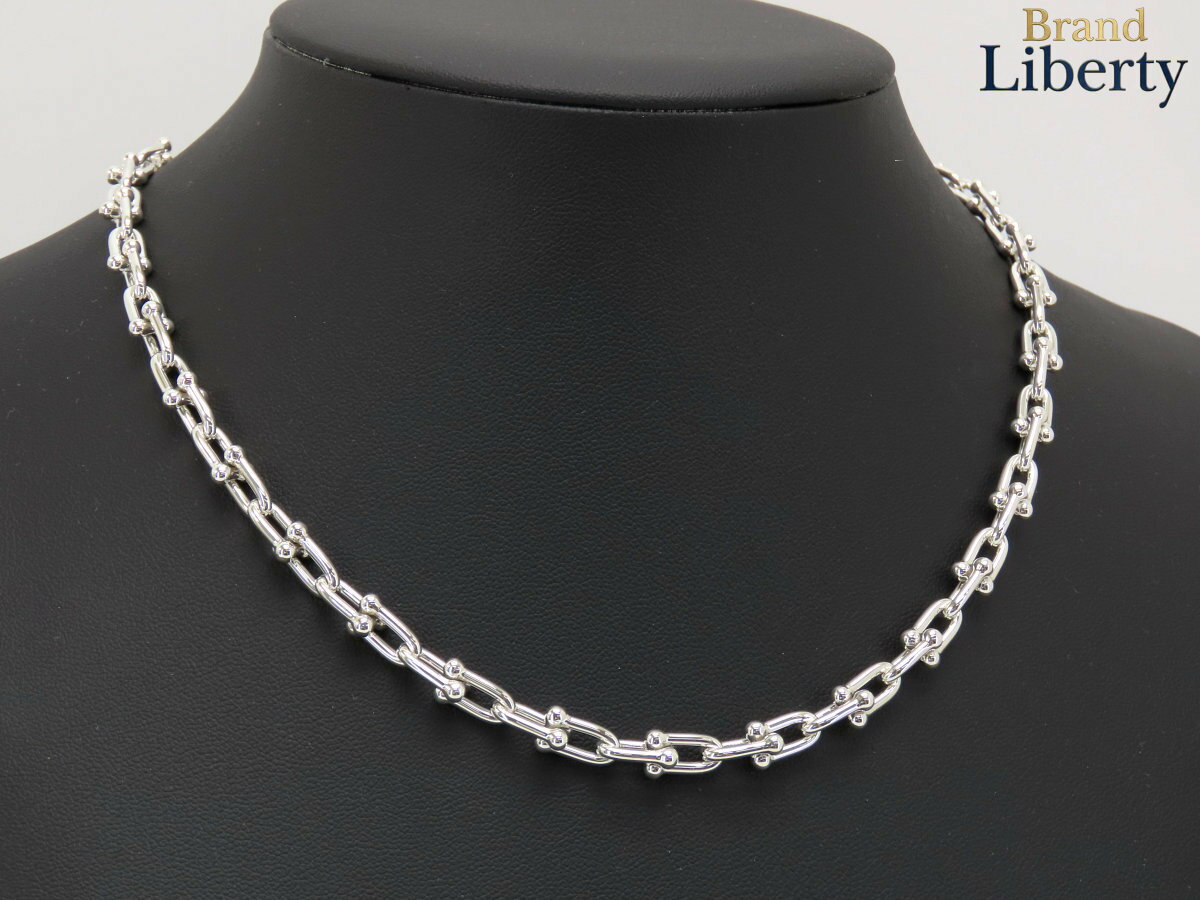 Rakuten - 【新品仕上げ】ティファニー TIFFANY&Co ハードウェア スモール リンク ネックレス スターリングシルバー ペンダント チョーカー シルバー スターリングシルバー シルバー925 AG925 60153093