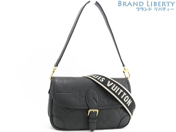 乐天商城 - 【新品同様】ルイヴィトン　LOUIS VUITTON　モノグラム アンプラント　ディアヌ　2WAY ショルダーバッグ　ワンショルダーバッグ　ハンドバッグ　ポシェット　ブラック　カーフレザー　M46386　【中古】