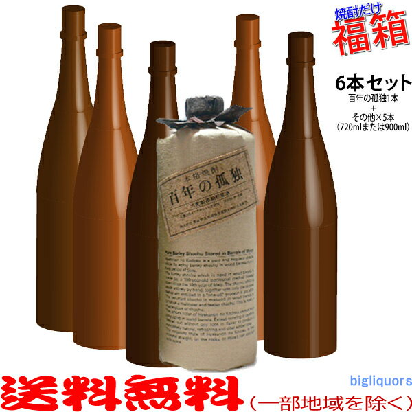 おまけ付き！◎百年の孤独720mlの入った福箱焼酎6本セット（福袋）【送料無料（北海道・沖縄を除く）】..