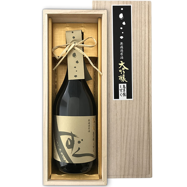 【日本酒祭り対象品は★送料無料★】【蔵出年月2023年10月】萬寿鏡　大吟醸　しずく　無濾過原酒　720ml..