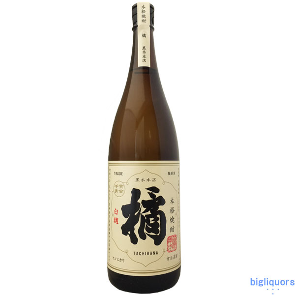 【25度】芋焼酎　橘（たちばな）1800ml 【黒木本店】～百年の孤独と同蔵～