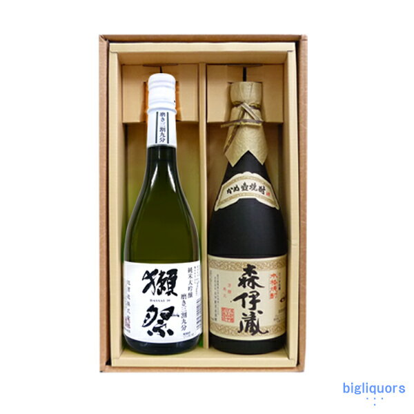 獺祭 39 三割九分と森伊蔵のセット（720ml×2）〔ギフト箱K付〕（だっさい）【□】【冷1】