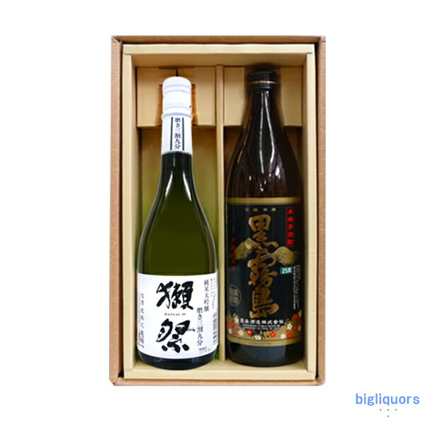 獺祭 39 三割九分と黒霧島のセット（720ml・900ml）〔ギフト箱K付〕（だっさい）【□】【冷1】