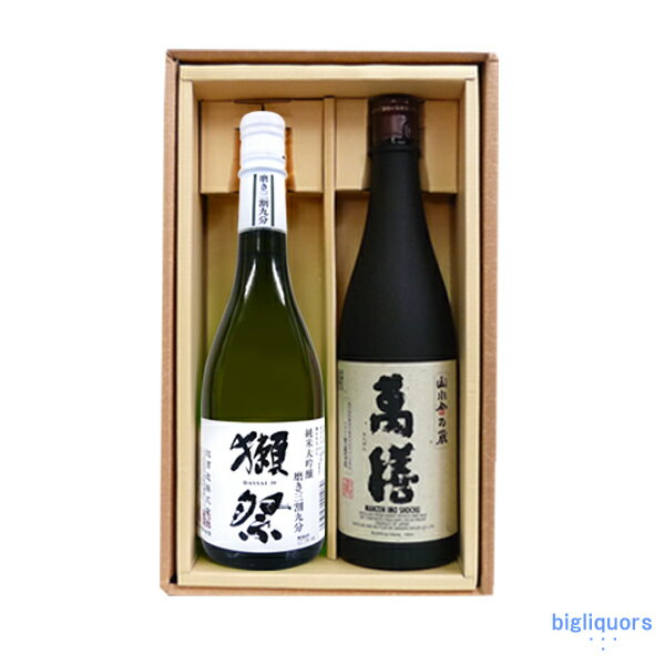 獺祭 39 三割九分と萬膳のセット（720ml×2）〔ギフト箱K付〕（だっさい）【□】【冷1】