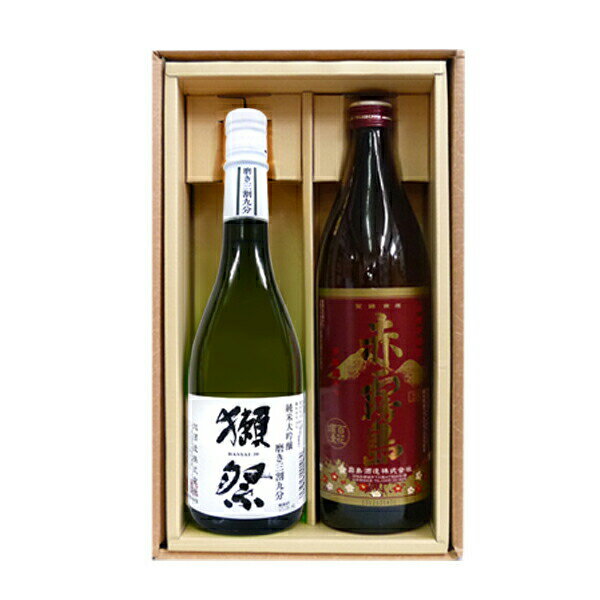 獺祭 39 三割九分と赤霧島のセット(720ml・900ml)〔ギフト箱K付〕(だっさい)【□】【冷1】