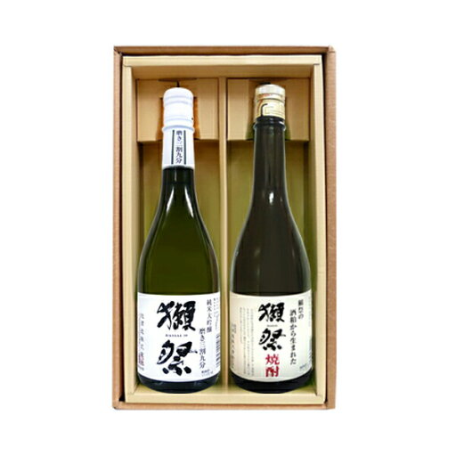 獺祭 39 三割九分と獺祭焼酎 39度のセット(720ml×2)〔ギフト箱K付〕(だっさい)【□】【冷1】 獺祭 39 三割九分と獺祭焼酎 39度のセット(720ml×2)〔ギフト箱K付〕(だっさい)【□】【冷1】