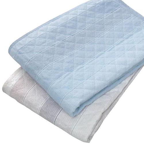 Rakuten - 綿しじら敷パッド 綿わた入り【シングル/100×205cm/S】【敷きパット/ベッドパット/敷パッド/ウォッシャブル/天然繊維】