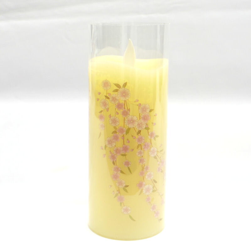 【電気ローソク】いろはあかりS しだれ桜【蝋燭...の紹介画像2