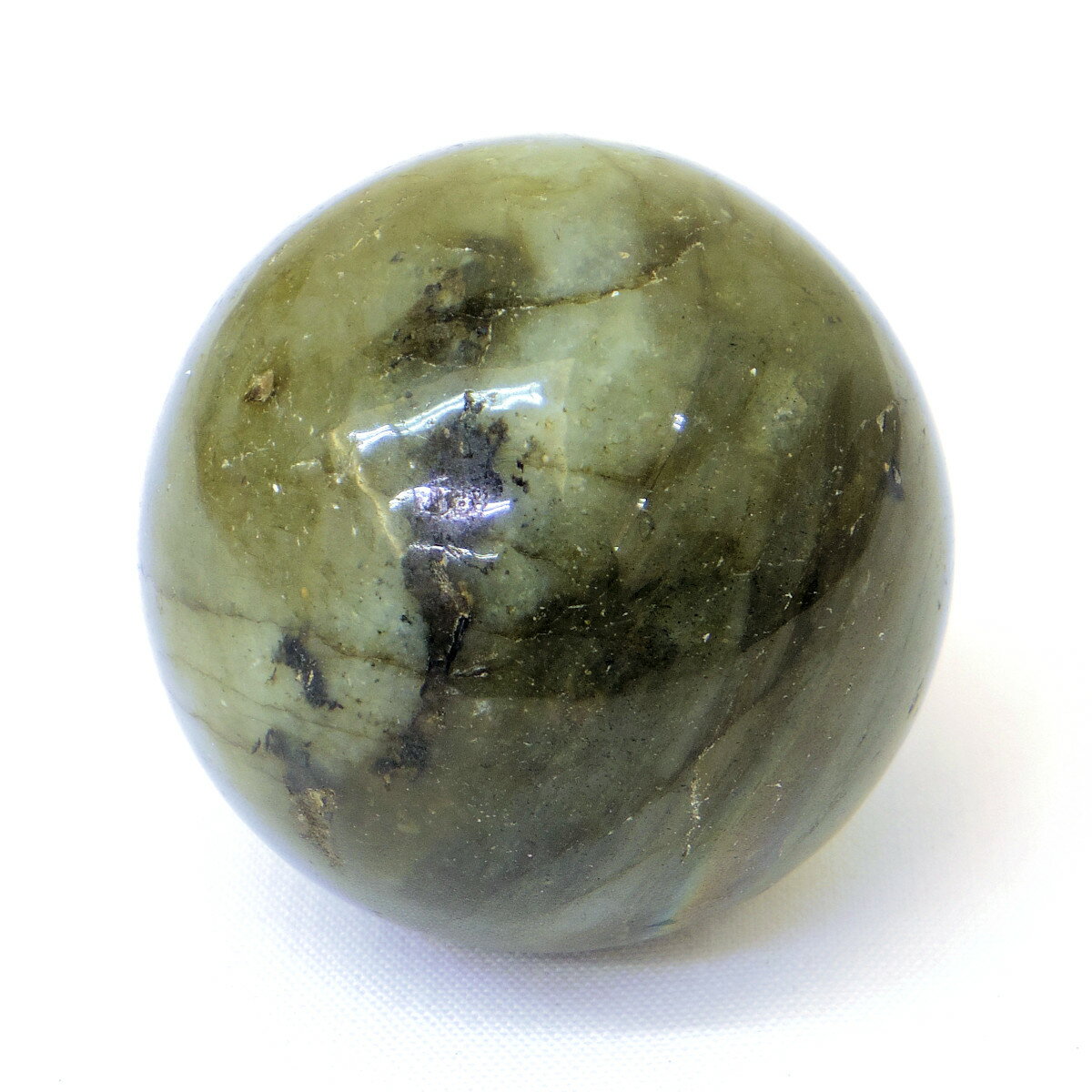 【パワーストーン】ラブラドライト(曹灰長石)　丸玉　30mm玉【スフィア】【天然石】