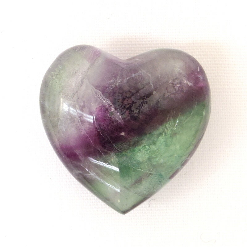 乐天商城 - 【パワーストーン】フローライト（蛍石）　ハート【天然石】