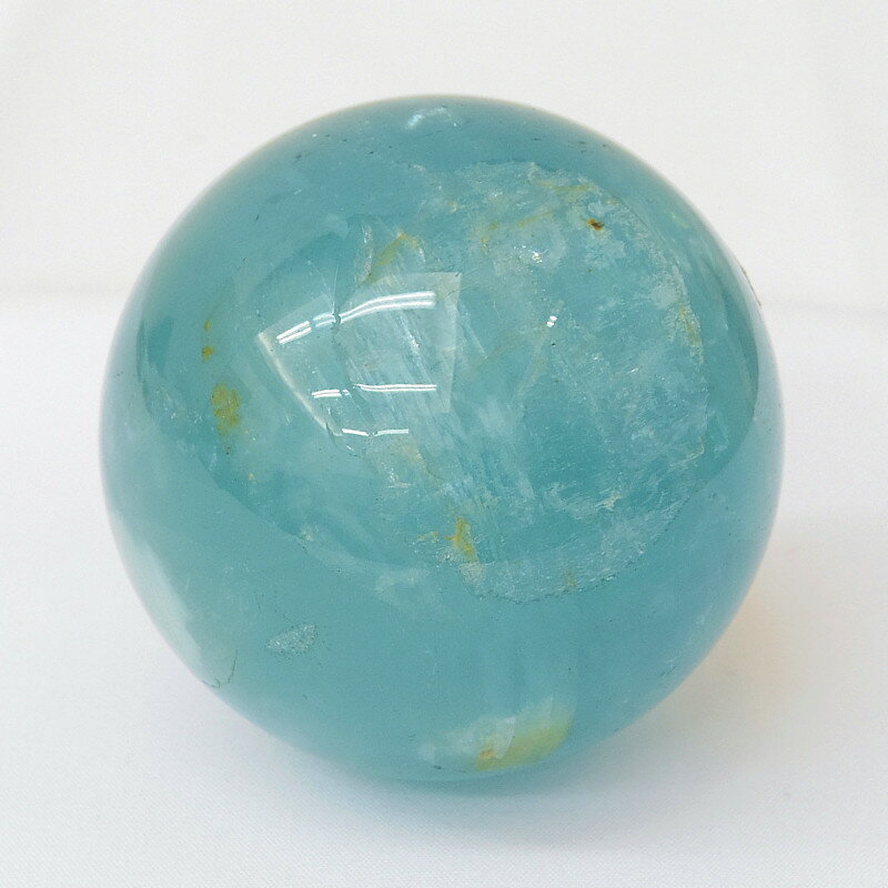 【パワーストーン】アクアマリン　丸玉55mm　シベリア産【スフィア】【天然石】【送料無料】