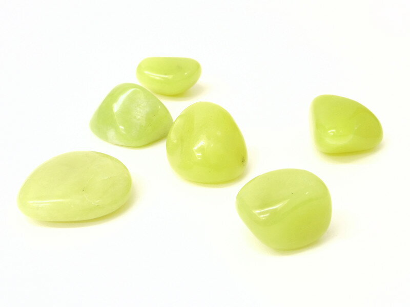 【パワーストーン】レモンジェイド　タンブル（握り石）【天然石】
