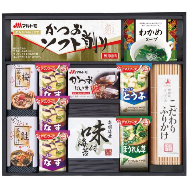 楽天家具・雑貨専門店 カグナコレ10％OFF 割引き+ポイントセール商品 ギフト対応不可 アマノフリーズドライみそ汁＆食卓詰合せ AMC-40I 記念品 イベント パーティ プレゼント 景品 粗品 賞品 ノベルティ