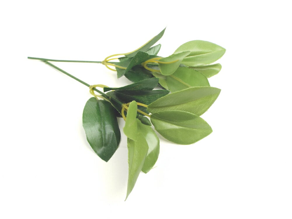 仏花 造花【メール便】【仏具】華鋲用　シキミ（5つ葉×2）1対（2個）お供え 樒 しきみ けびょうしきみのサムネイル