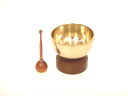 【仏具】【りん】【おりん】木製リン台小丸型(小) 広丸リンセット2