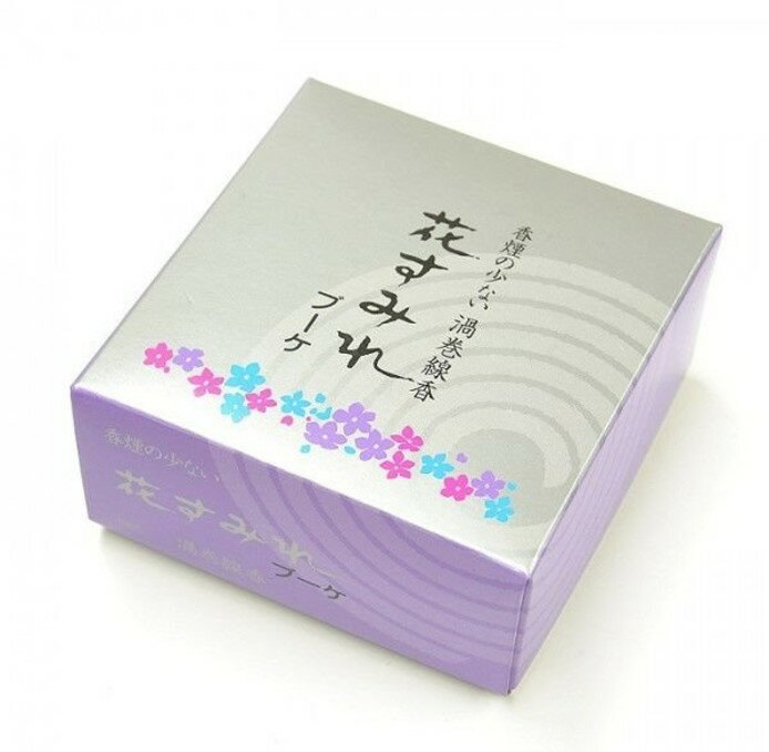 渦巻き線香　「花すみれブーケ」　微煙タイプ　玉初堂【長時間線香　うず巻タイプ！ うずまき まきせんこう 花すみれブーケのサムネイル