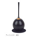 【仏具】 Cherin-チェリン 1.8寸タイプ-漆黒色(つや有り) りん おりん りんセット rin 国産 日本製【smtb-KD】