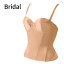 ブライダル ドレスアップ スリーインワン（ショコラ） 3／4カップ ウエストライン シルエット 姿勢美 ドレス対応 胸の丸み 中央部分 日本製 ナウ