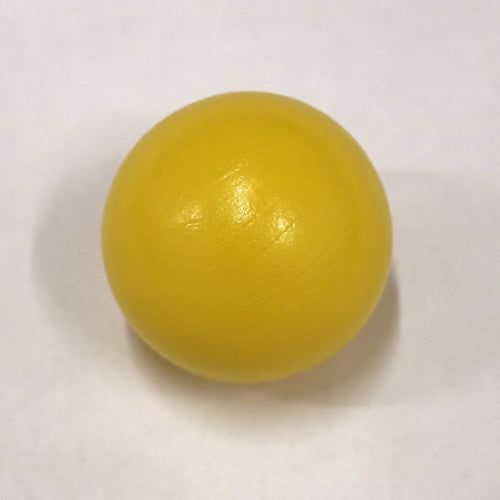 木玉 4.5cm カラー 黄 1個