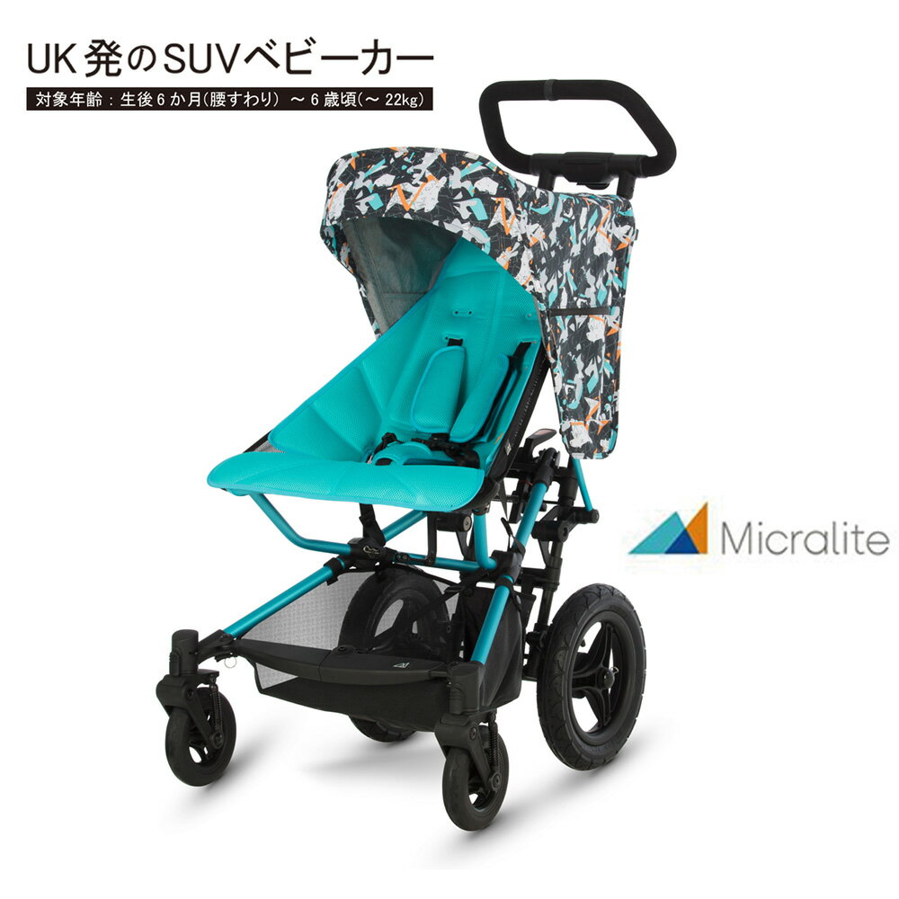 ★送料無料★MICRALITE マイクラライト ファストフォールド/フェスティバル WLMTML206FV ベビーカー かわいい カラフル 押しやすい BGBG