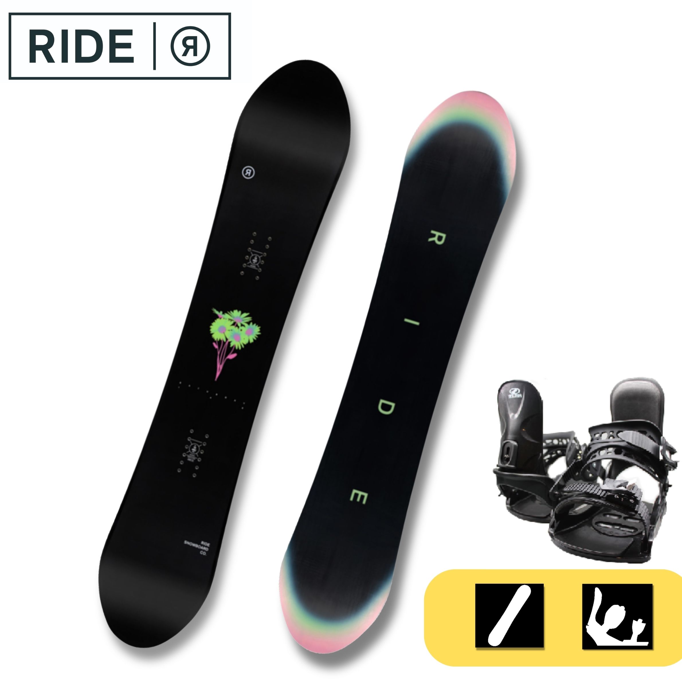 楽天市場】ride スノーボード 2点セットの通販
