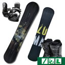 再入荷!【2025モデル】スノーボード 3点セット ZUMA -TOOLIST-BROWN+ ビンディング + ダイヤル式ブーツ付【147cm・152cm・157cm】