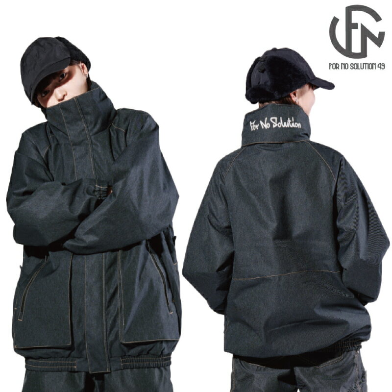 【40%OFF】【24-25】For No Solution 49 FN-2411 PUFFY JACKET Unisex スノーウェア スノーボードウェ..