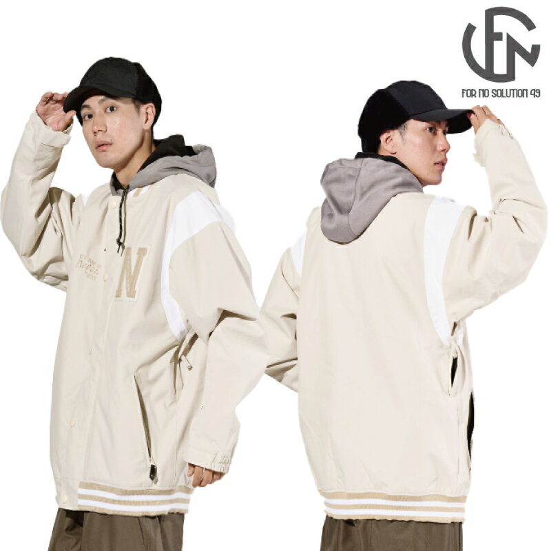 【40%OFF】【24-25】For No Solution 49 FN-2414 STADIUM JACKETスタジアムジャケット　Detachable HOO..