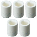 【メール便可】 【ABS】 ホワイトチップ(レディス) 外径7/8インチ【同一サイズ5個セット】