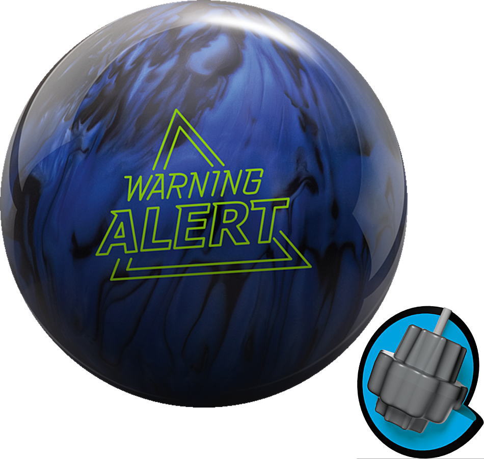 WARNING ALERT は、大ヒットモデル「ALERT」の扱いやすさを継承しながら、さらに長いスキッドと力強いバックエンドリアクションを実現したハイブリッドモデルです。 コアには高い評価を受ける Alert Coreを継続採用し、カバーストックには HK22 Saavy Hook Hybrid を搭載。 レーン手前では余計な摩擦を抑えてスムーズにスキッドしながらも、ミッドレーンでは安定した転がりを生み出し、バックエンドではメリハリのあるリアクションを発揮します。 初代ALERTと比較するとスキッド性能が向上し、ピン手前ではよりシャープな方向転換を実現。 それでいて暴れすぎることはなく、コントロール性能を維持したまま高いピンアクションへとつなげます。 テスターからは、 「日本のハウスコンディションに最適」 「ゲーム中盤から後半で抜群に使いやすい」 「シリーズ最高の万能性」 「最強クラスのベンチマークボール」 といった評価が数多く寄せられました。 リーグ戦やデイリーコンディションはもちろん、レーンが変化し始めたタイミングでも安心して投げ続けられる万能モデル。 扱いやすさ・スキッド・ピンアクションを高次元で融合した、新たなALERTシリーズの完成形です。 【ブランズウィック WARNING ALERT】 カバーストック：HK22 ・サヴィフック・ハイブリッド（ハイブリッドリアクティブ） コア形状：アラートコア（対称コア） RG：2.478（15P） ΔRG：0.037（15P） INTΔRG：0.000 ボールクラス：ハイパフォーマンス パフォーマンス：HIGH> ALL PURPOSE > 74 表面仕上げ：#500,#1000,#1500マイクロパッド→クラウンファクトリーコンパウンド カラー：ラピスブルー＋ブラック 重さ：12〜16ポンド 適正コンディション：ミディアム