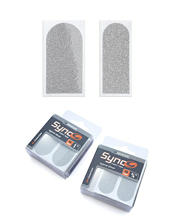 【メール便可】　【GENESIS】 シンク インサートテープ 【シルバー】【単品40片入り】