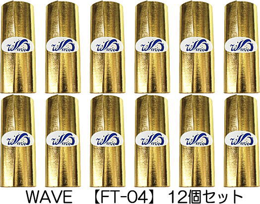 ウェイブ（ウェーブ）　FTシリーズ（フィンガー用） FT-04（12個セット） （単品販売より1巻/80円お得です。） サイズ：8cm×1.3m カラー：ゴールド バイオスキンPROと同型で グリップ力を強化したタイプ。 単品販売は こちら
