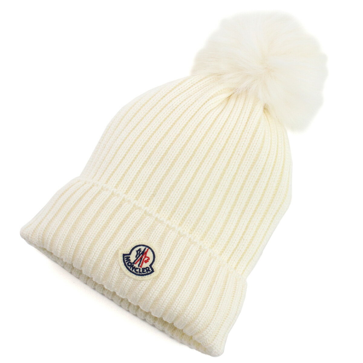 MONCLER モンクレール 3B00012 ニットキャップ ホワイト系 ベビー