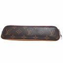 【中古】LOUIS VUITTON ルイヴィトン モノグラム トゥルース エリザベット ペンケース GI0009 ブラウン/レッド by