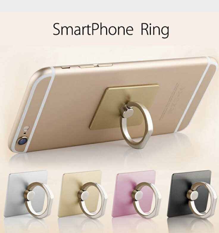 スマホリング リングホルダー iphone android スマホスタンド 落下防止 4色