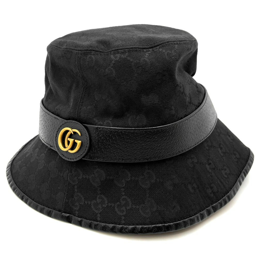 Gucci - 極美品!GUCCI バケットハット GGキャンバス シェリー Gucci - 極美品!GUCCI バケットハット GGキャンバス シェリー