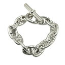 エルメス ブレスレット メンズ シェーヌダンクルTGM アクセサリー ジュエリー 12コマ HERMES シルバー925 約110.2g【中古品】