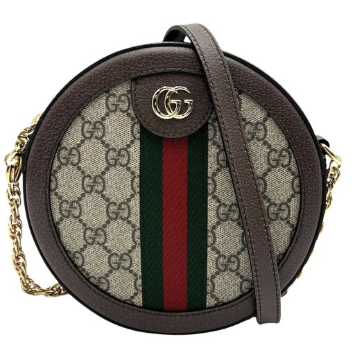 グッチ ショルダーバッグ レディース オフィディア GGミニラウンド 斜め掛け シェリーライン 鞄 かばん GUCCI 550618 GGスプリームキャンバス レザー ベージュ ブラウン 茶 ゴールド金具 美品【中古品】 グッチ ショルダーバッグ レディース オフィディア GGミニラウンド 斜め掛け シェリーライン 鞄 かばん GUCCI 550618 GGスプリームキャンバス レザー ベージュ ブラウン 茶 ゴールド金具 美品【中古品】