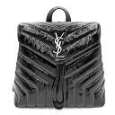 サンローランパリ リュック レディース ルル バックパック キルティング 鞄 かばん SAINT LAURENT PARIS 487220 パテントレザー ブラ...