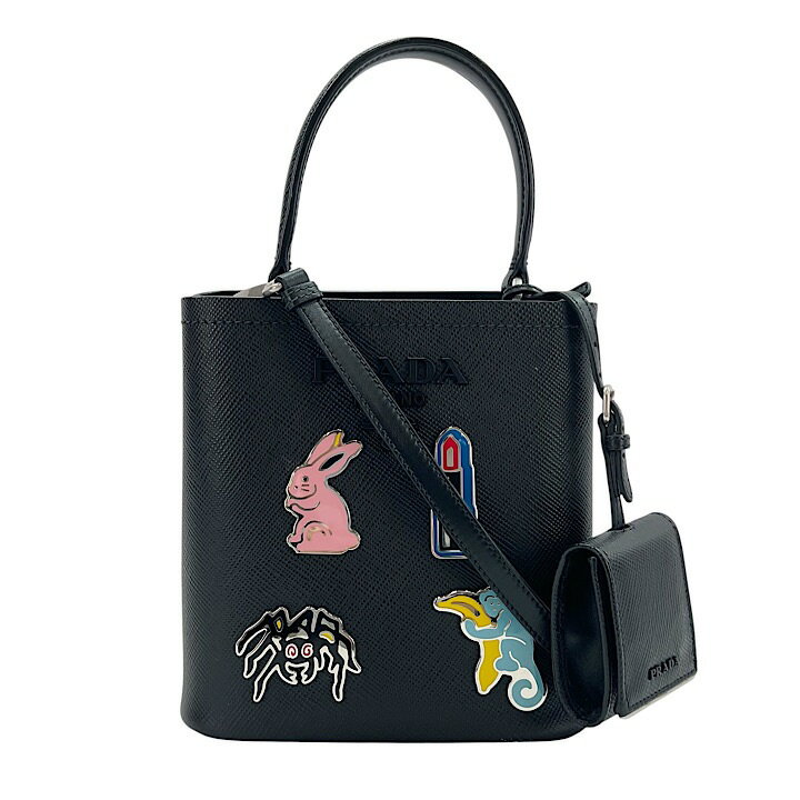 【PRADA】パニエ◆ミニバッグ◆サフィアーノ◆2way◆三角ロゴ 2000037246902435-1.jpg